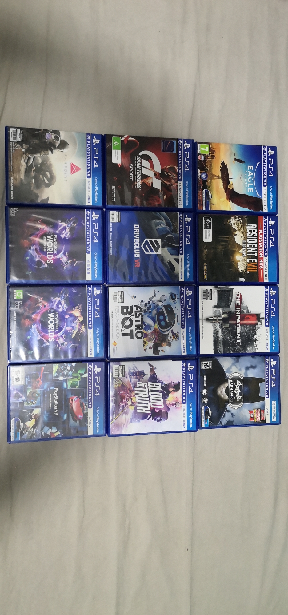 Playstation 4 VR games