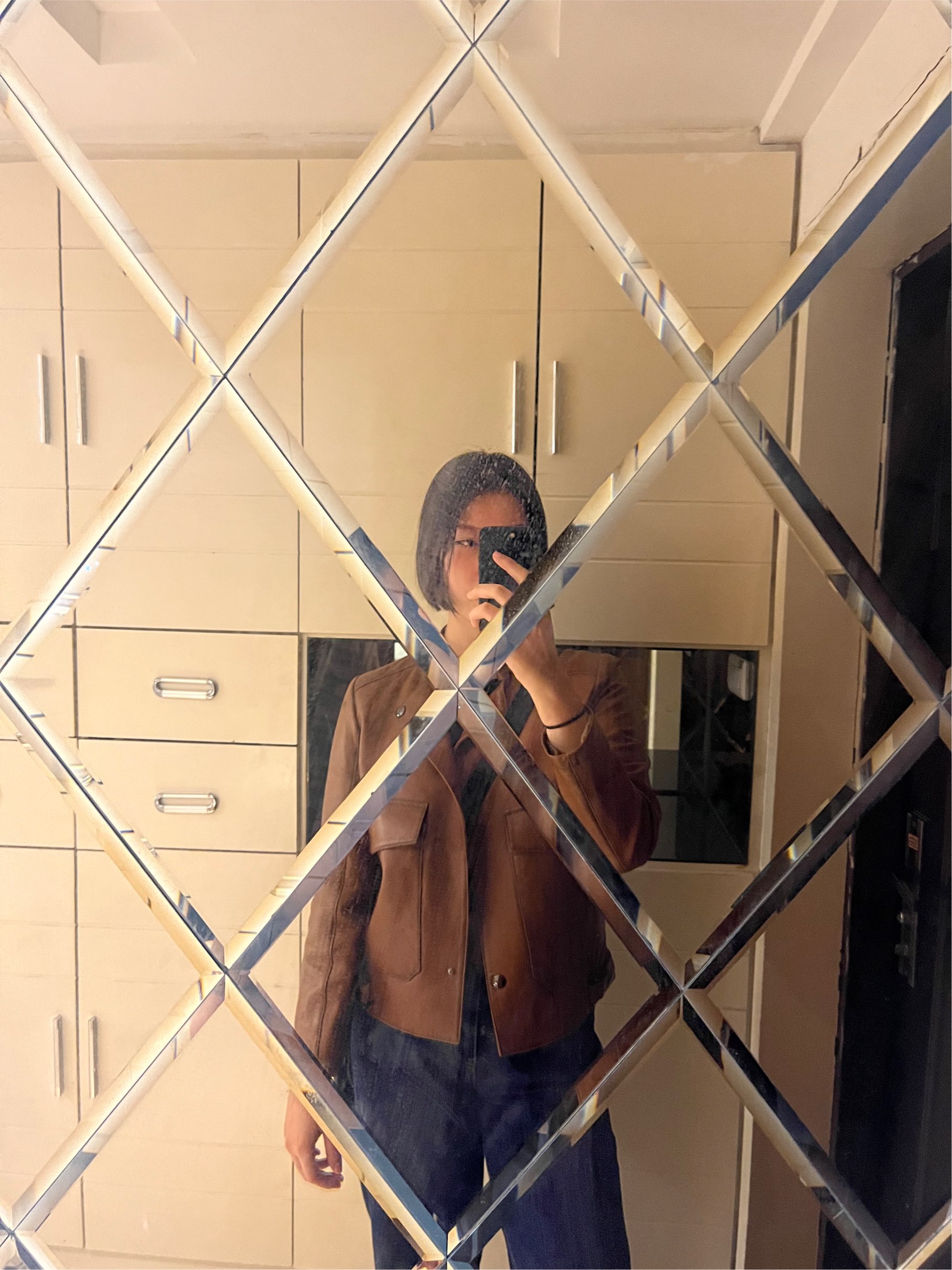 Jacket leather leatherjacket real leather sheepskin