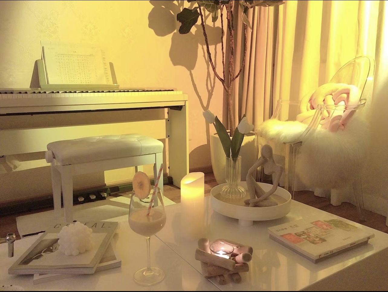 养乐多配金酒～ 🍮🍨 文艺范 