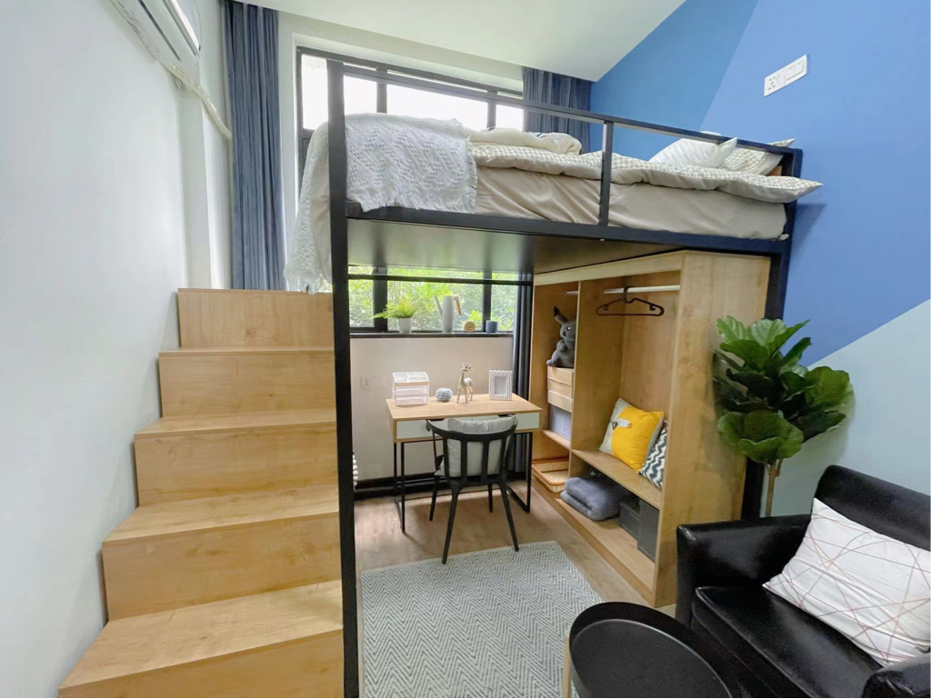 ShanghaiJing‘An ️安全 女性友好💚宠物可上门照顾Single ApartmentShort TermPet