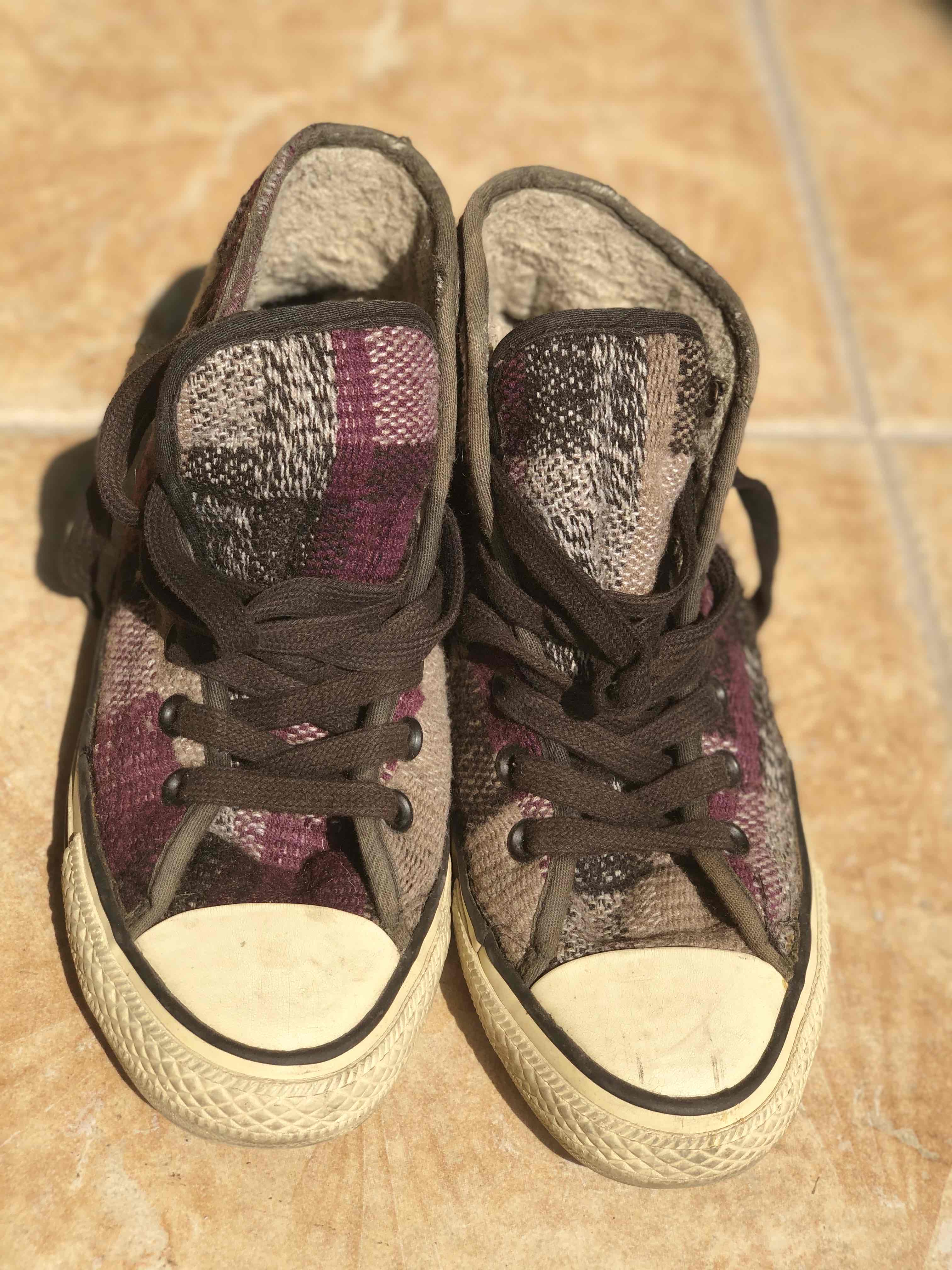 匡威Converse运动高帮带绒棉鞋