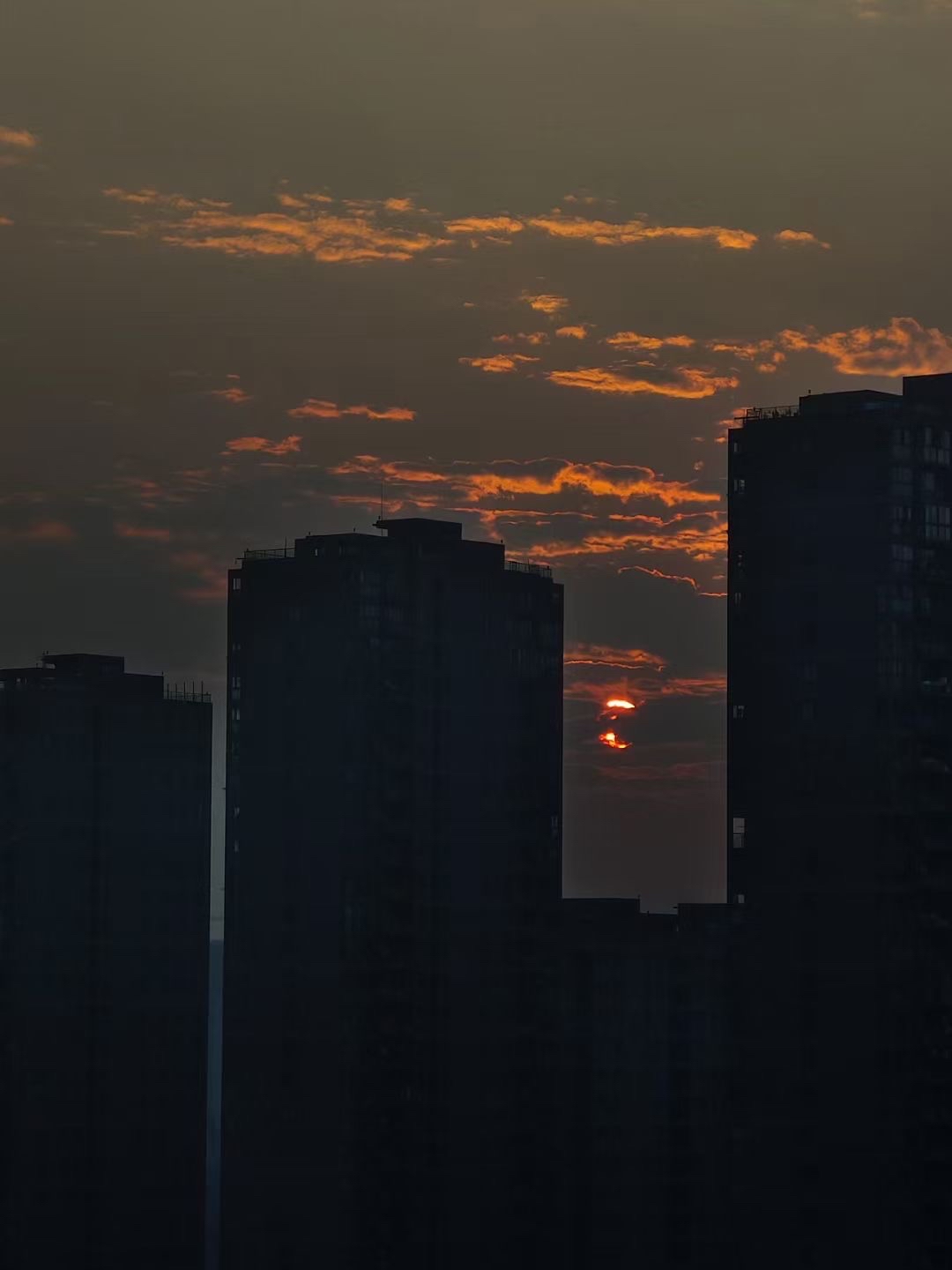 来自杭州某天的落日