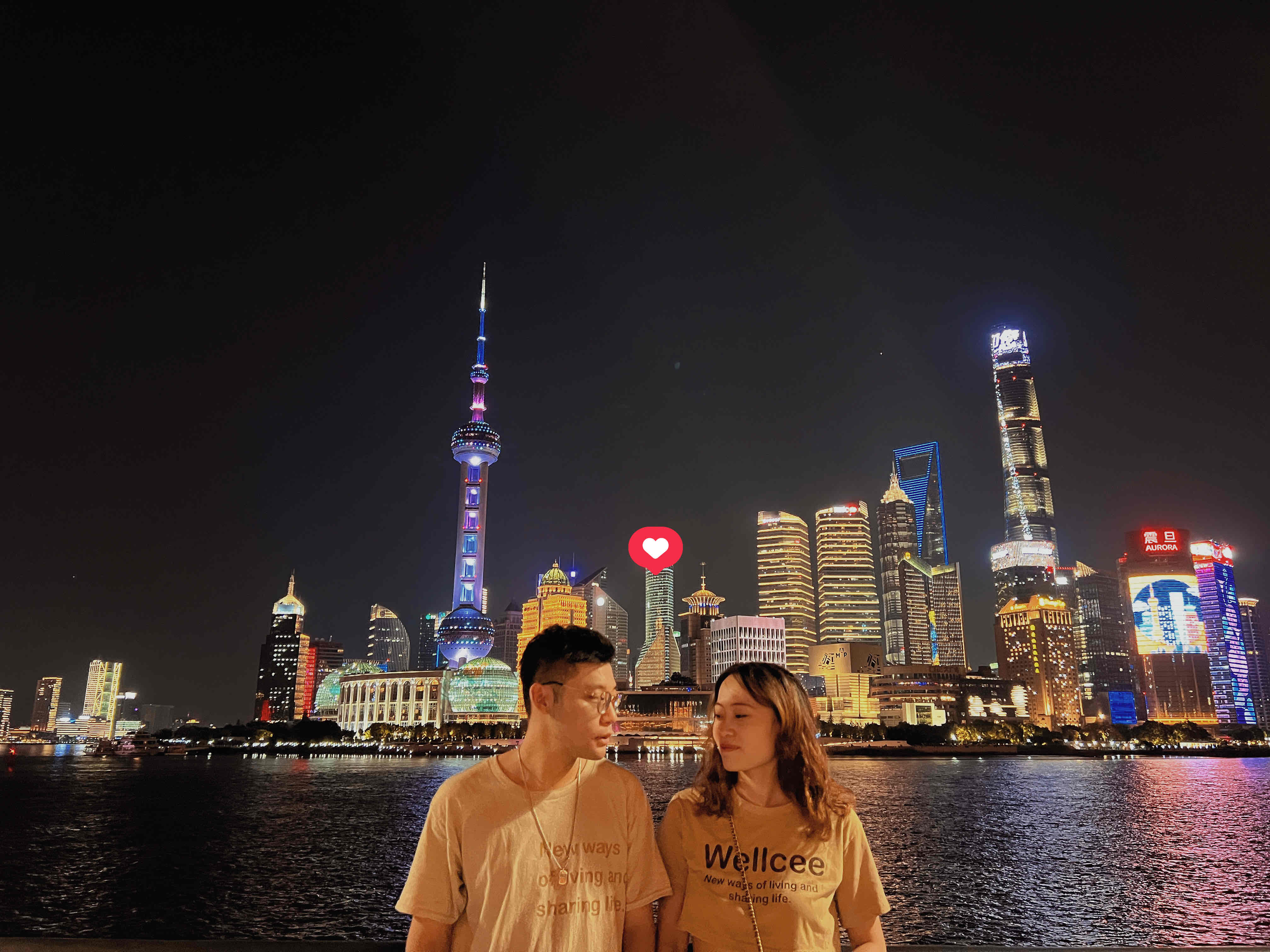 上海的夜真美：）