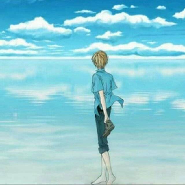 蓝天看海