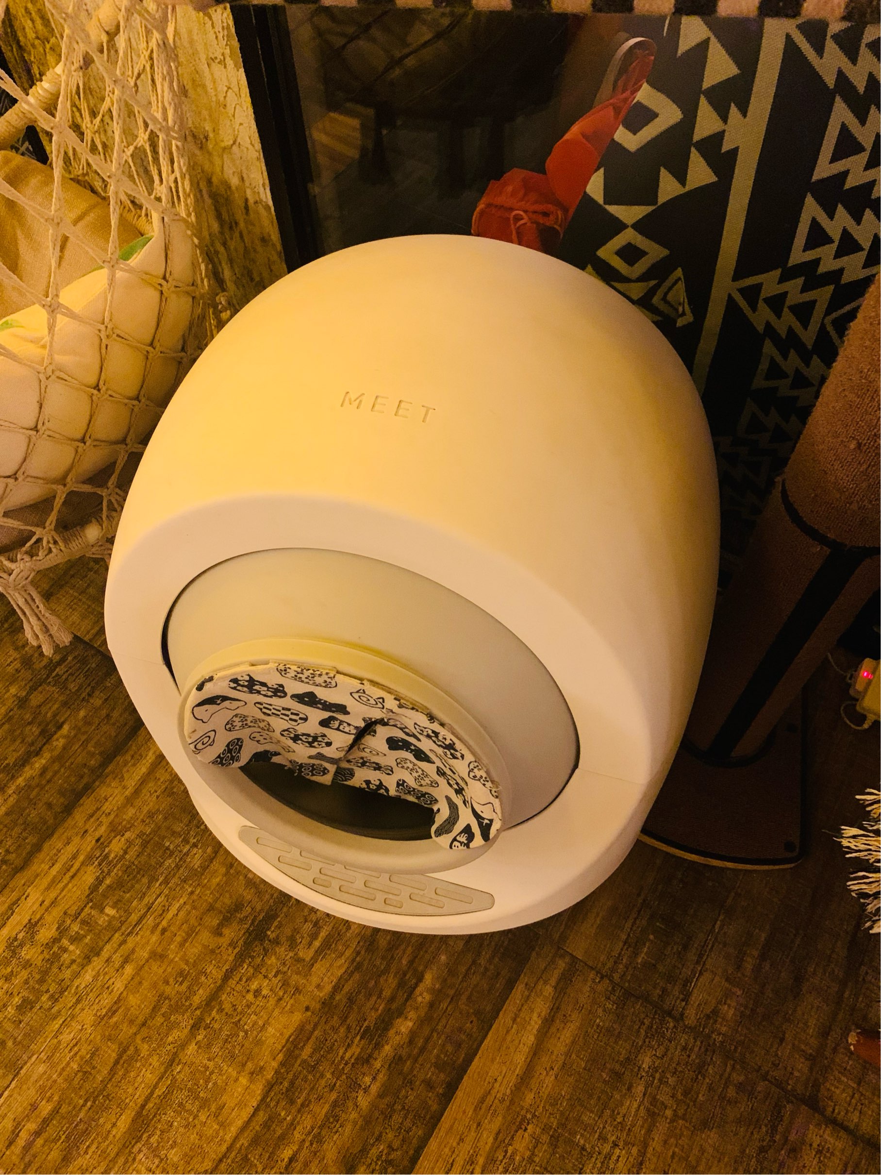 搬家转让全自动智能猫砂盆+链接手机app管理_1