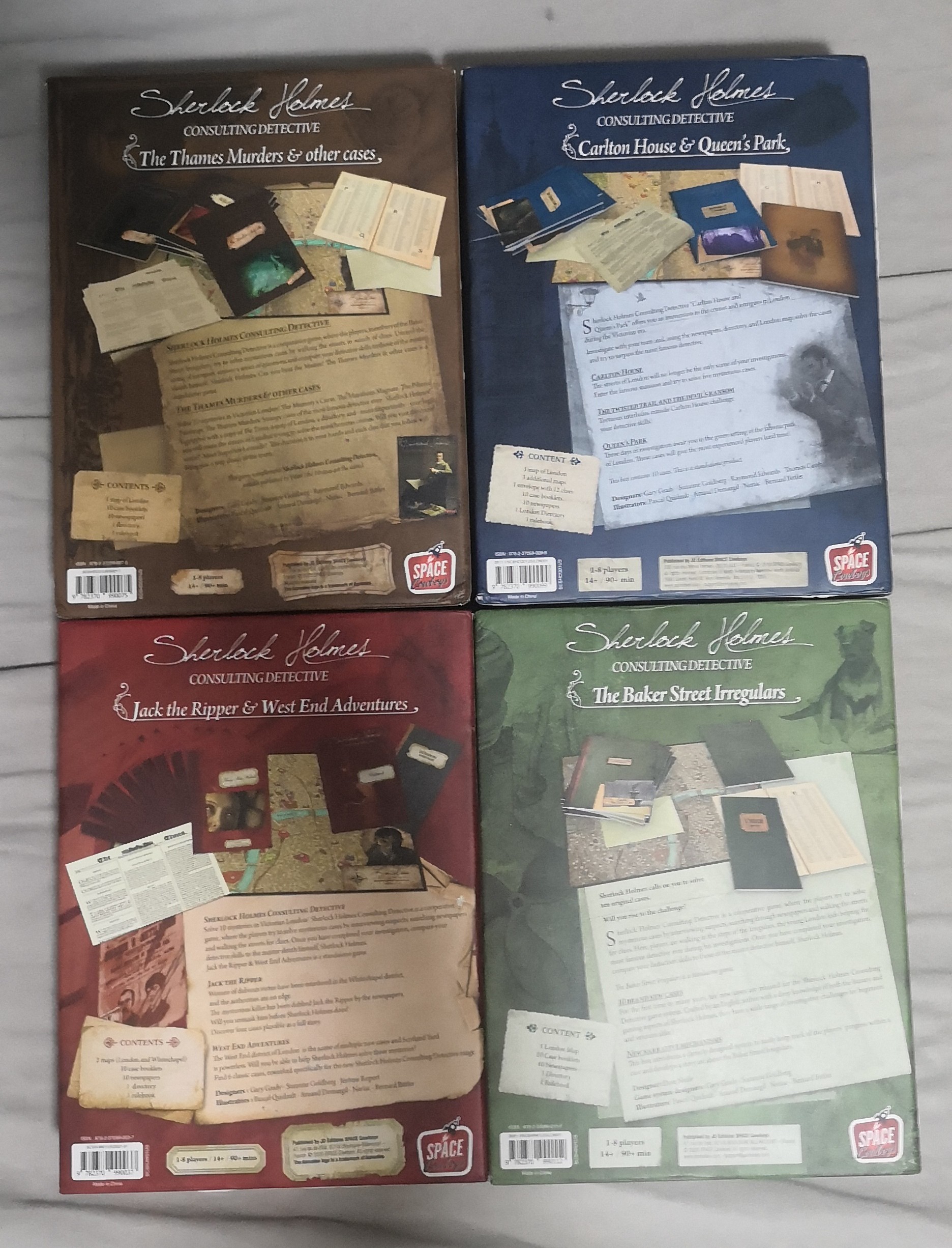 Board game set Sherlock Holmes