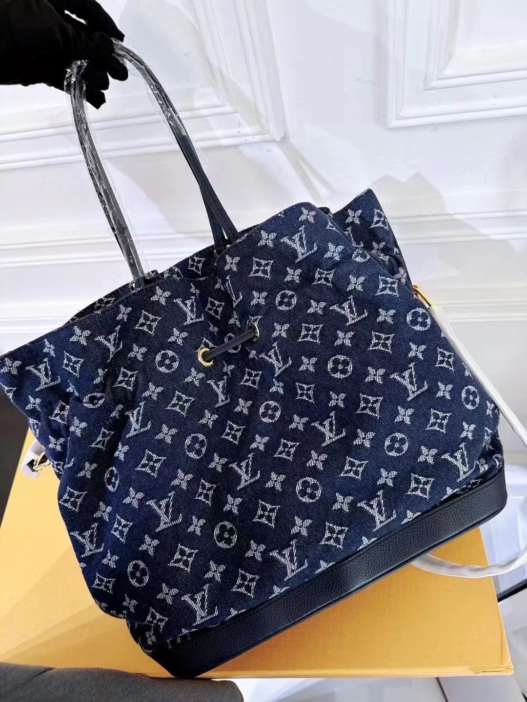 Lv vintage bag lv牛仔Vintage单肩包 _1