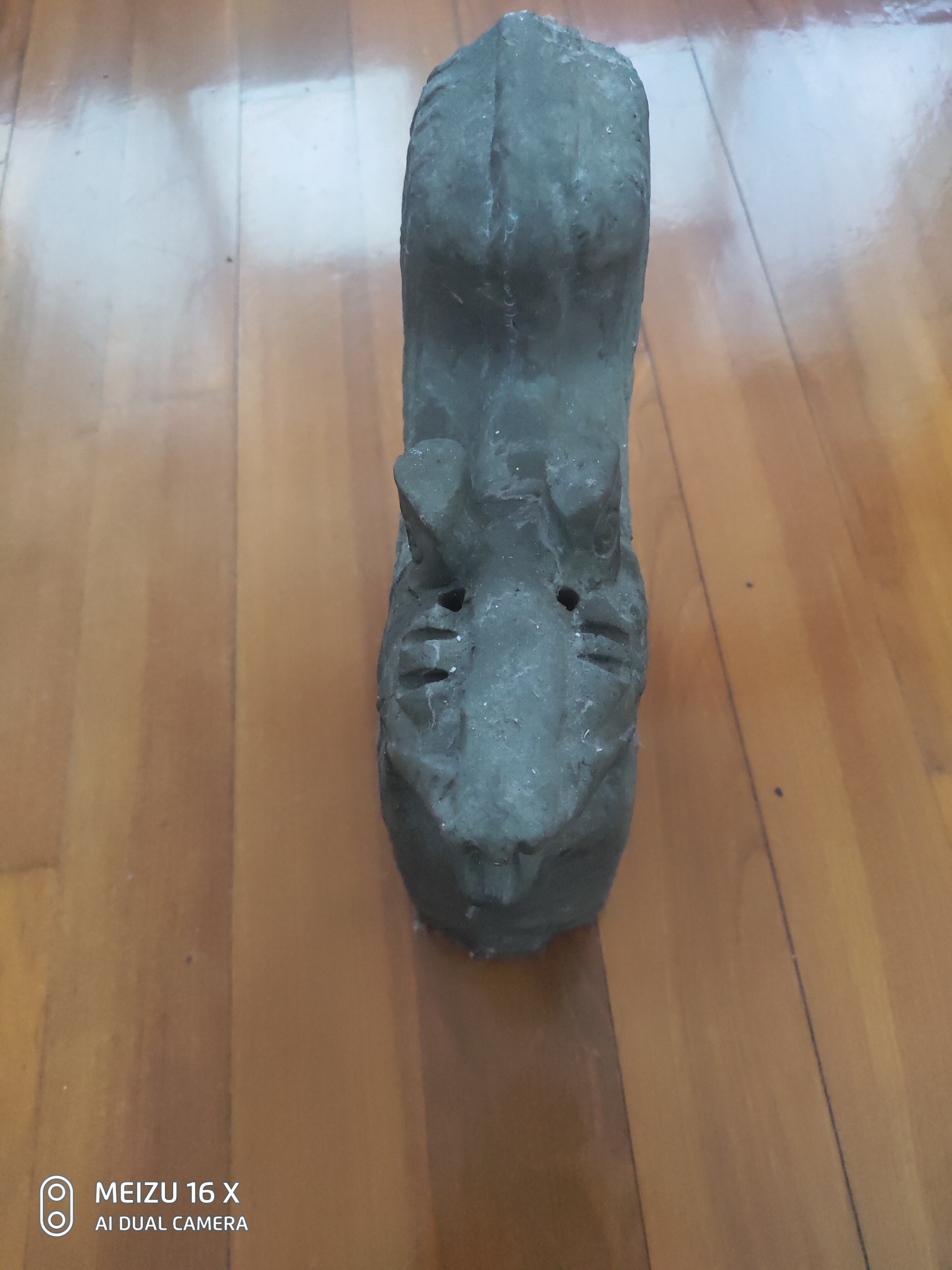 自家数百年的清代老宅之飞檐守兽-吉鼠