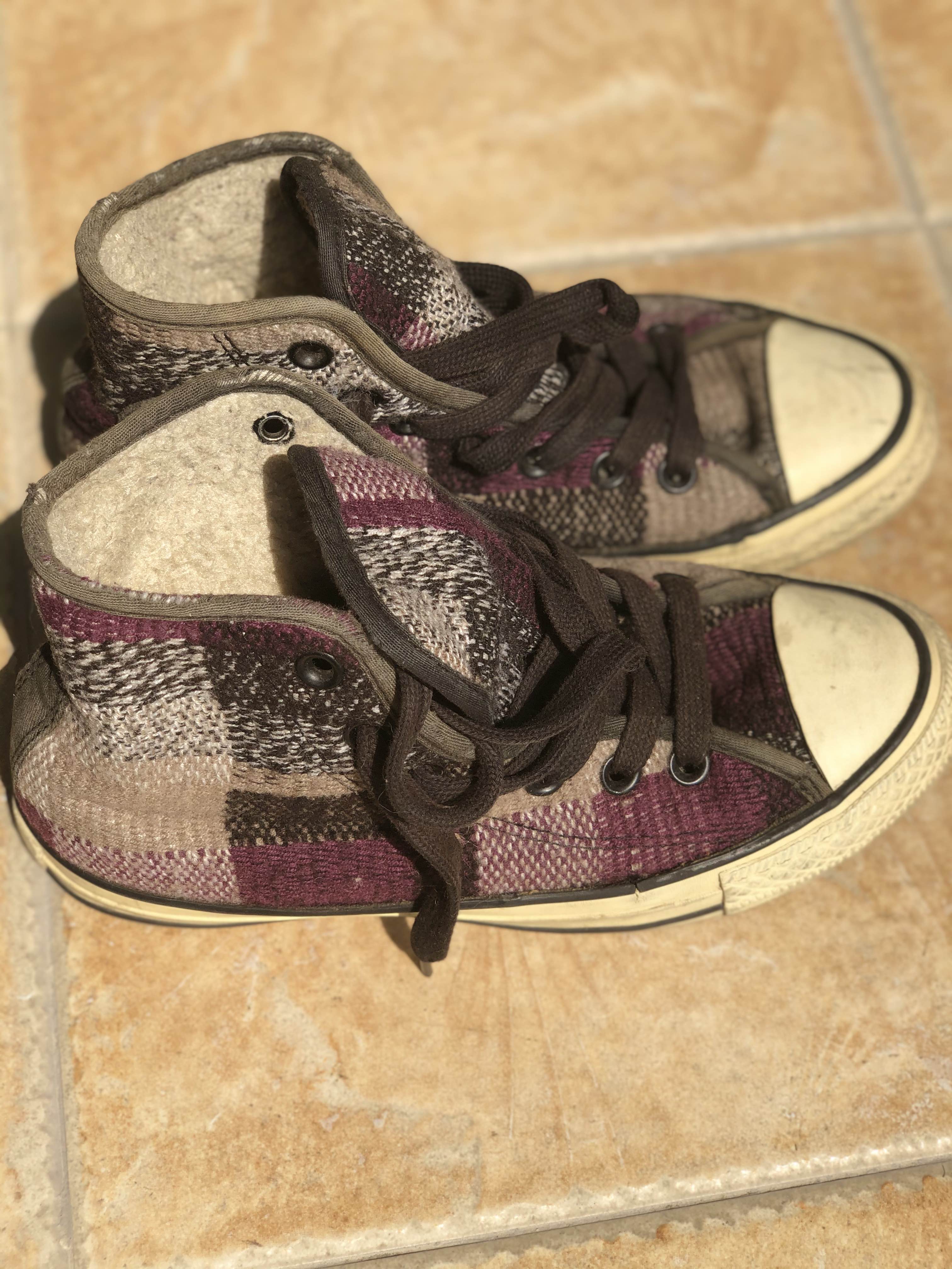 匡威Converse运动高帮带绒棉鞋_1