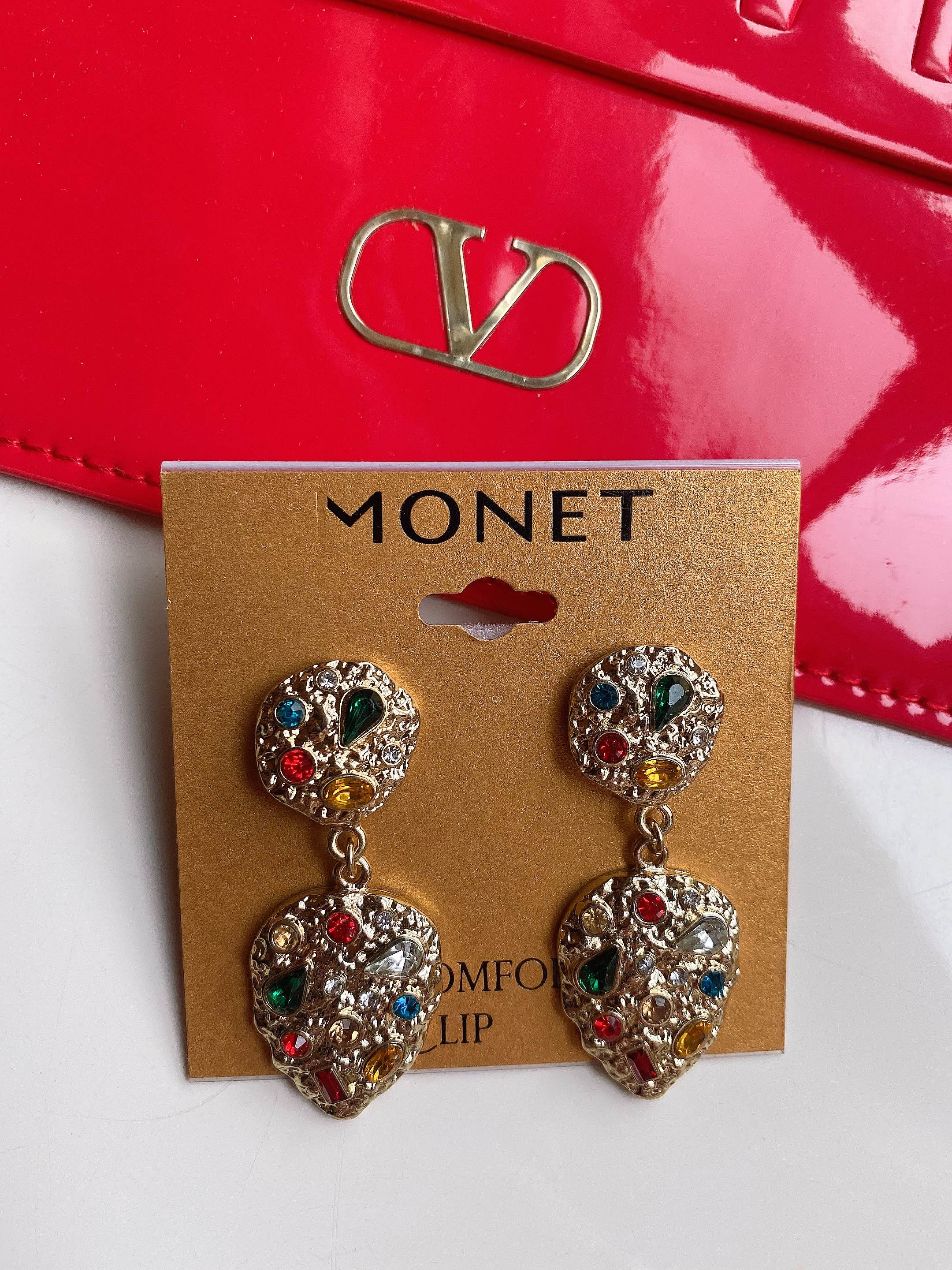 New golden ear clip ear rings