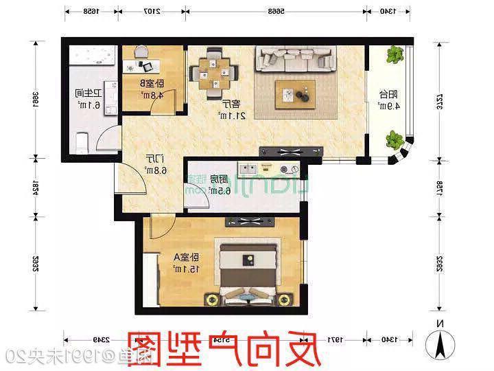 Beijing-Chaoyang-Wangjing west,Shared apartment