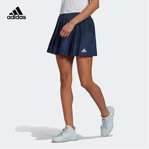 adidas阿迪达斯网球服女子运动百褶裙短裙内置底裤SKIRT GH7219_2