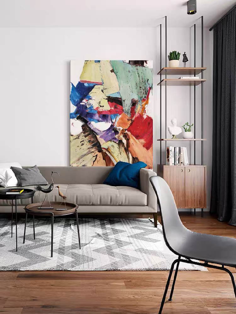 现代抽象大幅画 | Abstract painting_2