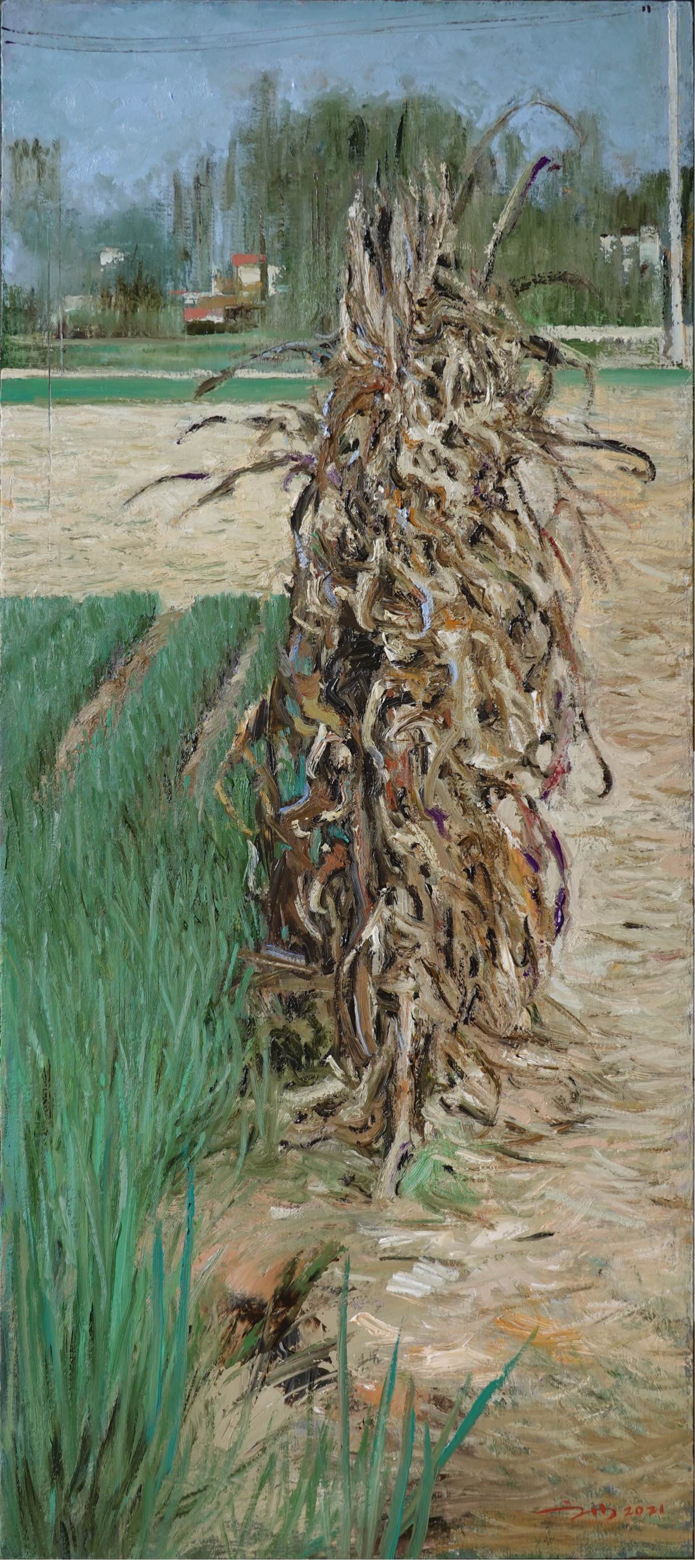 秋田 . 布面油画_2