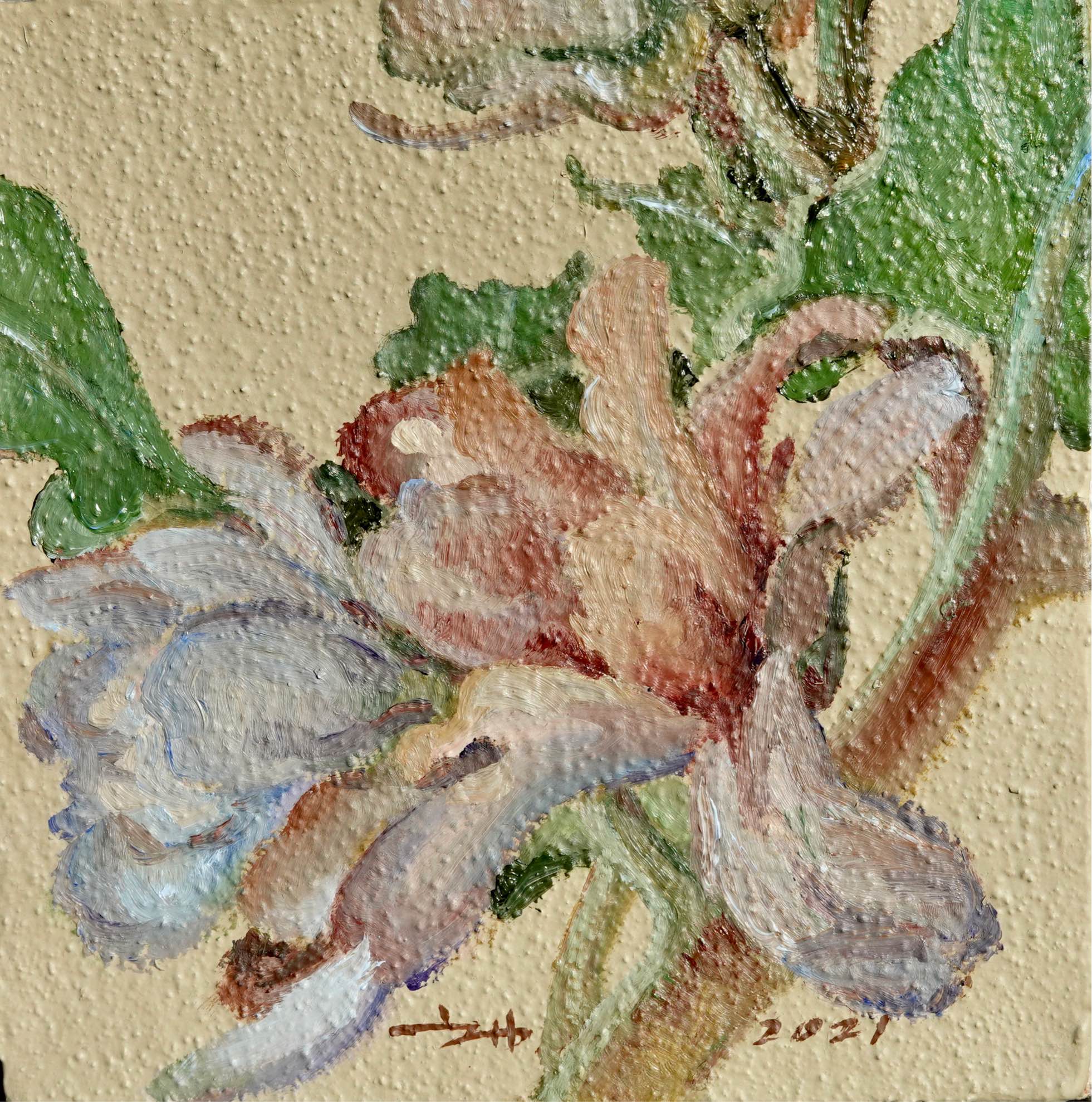 蓝星万花筒 . 布面油画_2