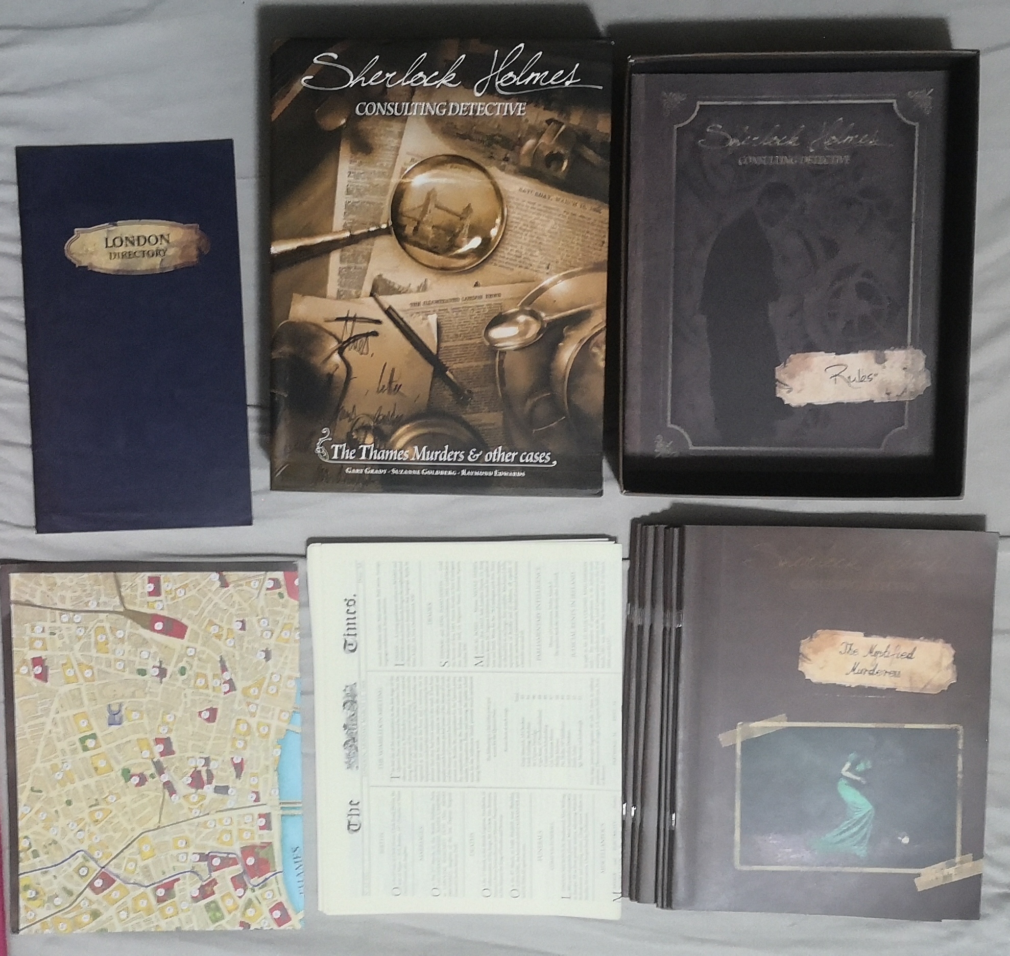 Board game set Sherlock Holmes