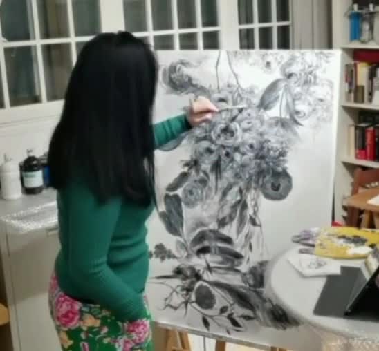 绘画也是一种动态冥想，它可以让你进入忘我