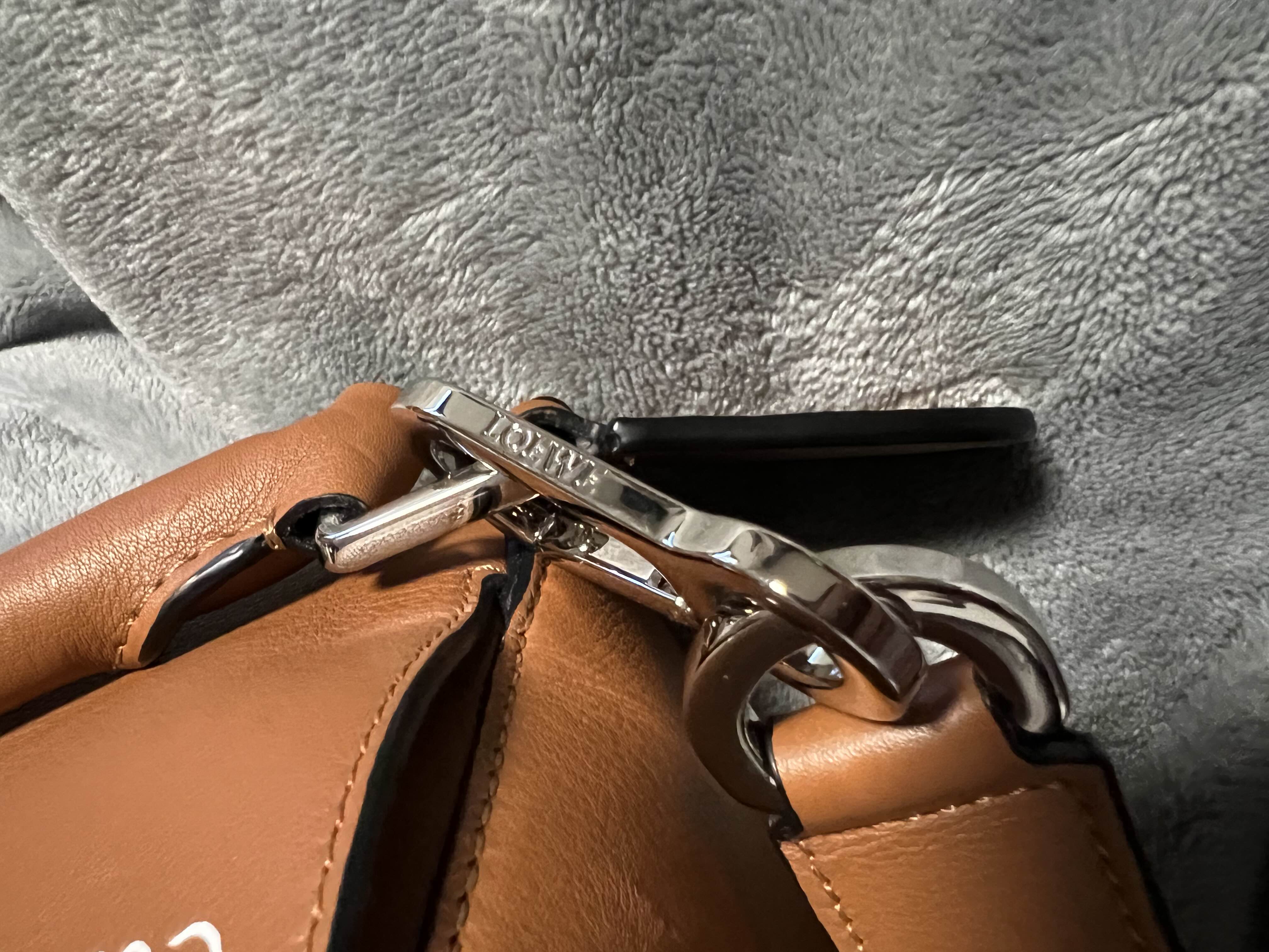 Loewe罗意威经典PUZZLE大号棕色手袋 _3