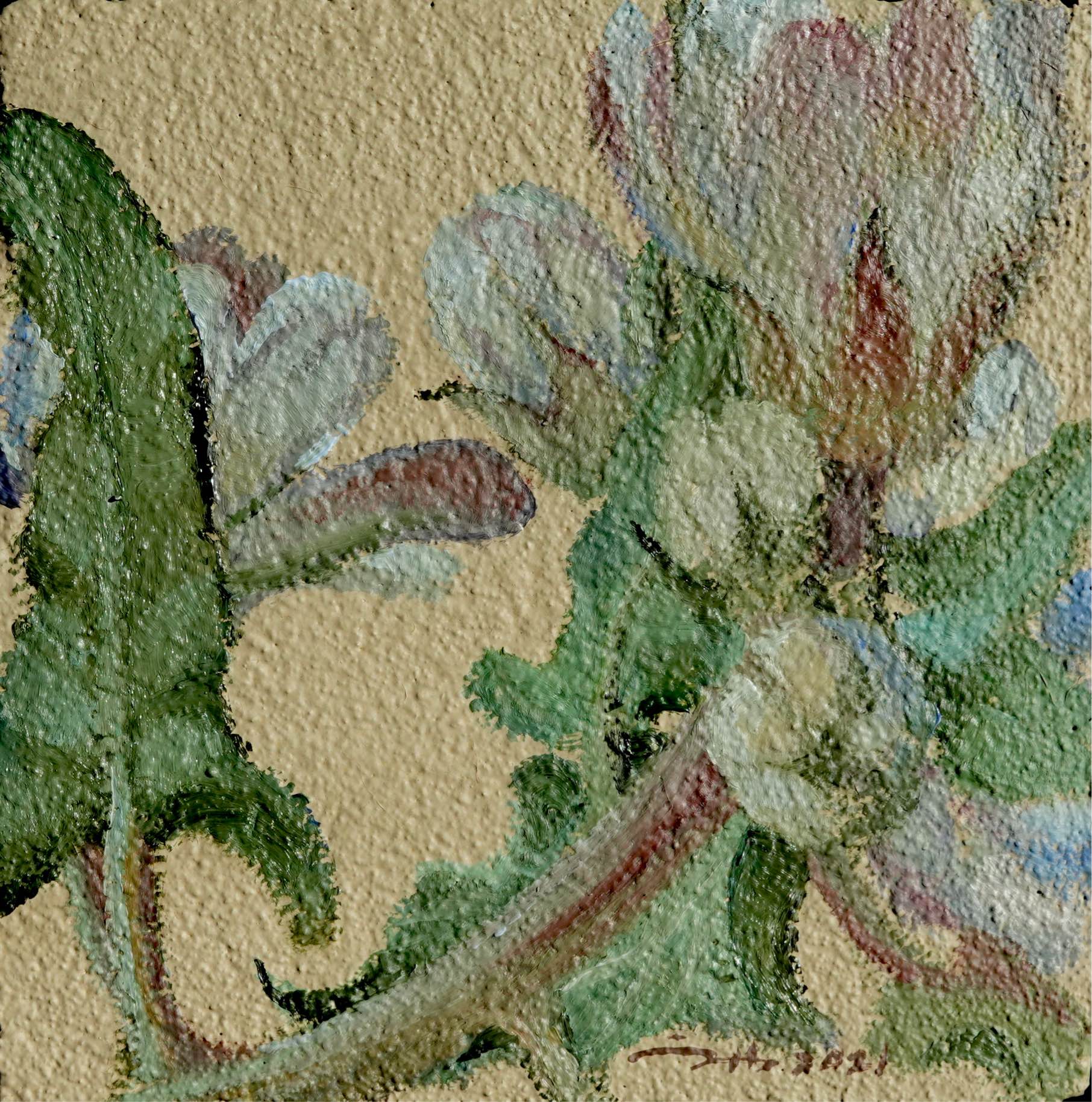 蓝星万花筒 . 布面油画_3