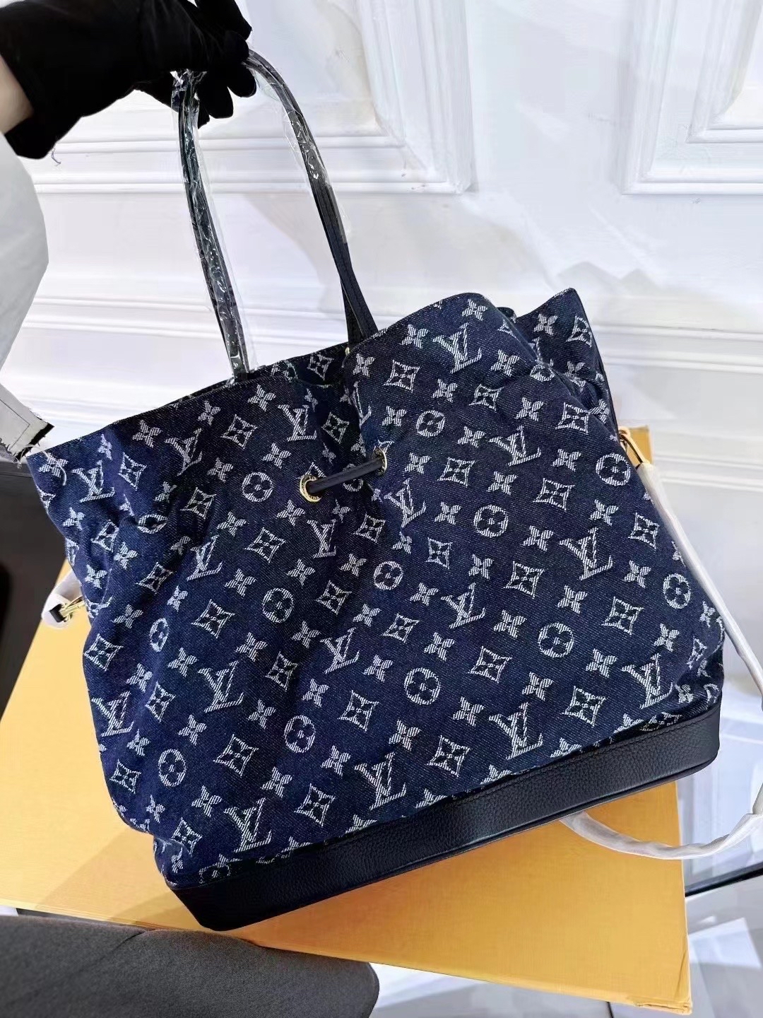 Lv vintage bag lv牛仔Vintage单肩包 _3