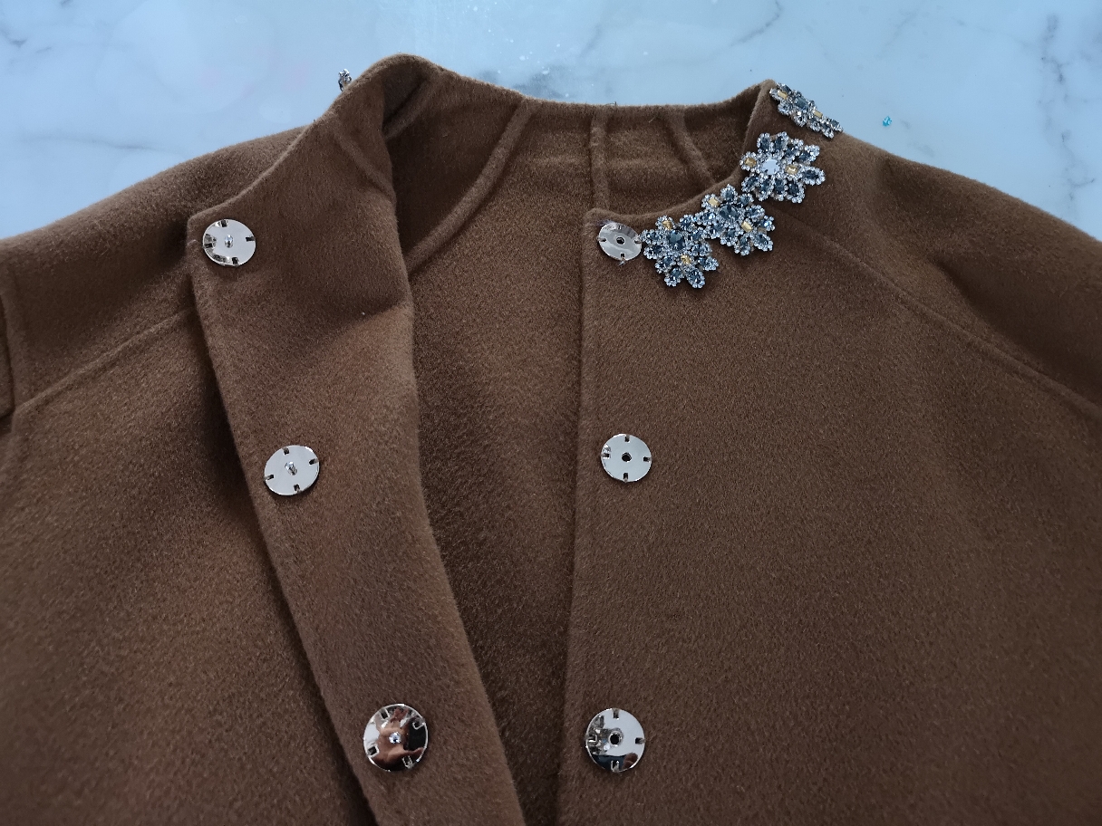 全新双面羊绒外套 cashmere coat