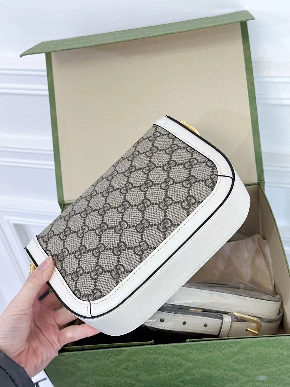 Gucci mini 1955 马鞍包 _4