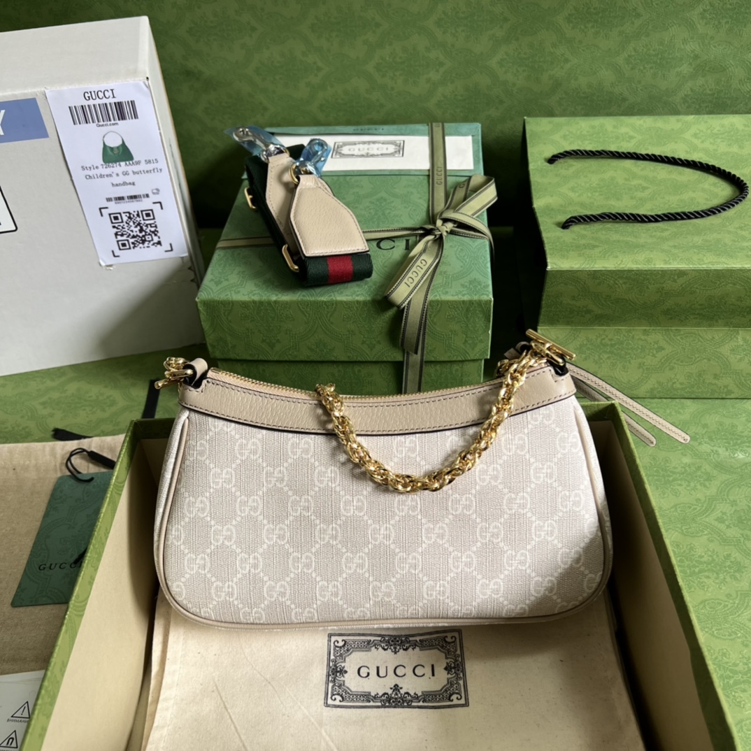 💖《配全套原厂绿盒包装》💖新款GG草莓吊坠，品牌_4