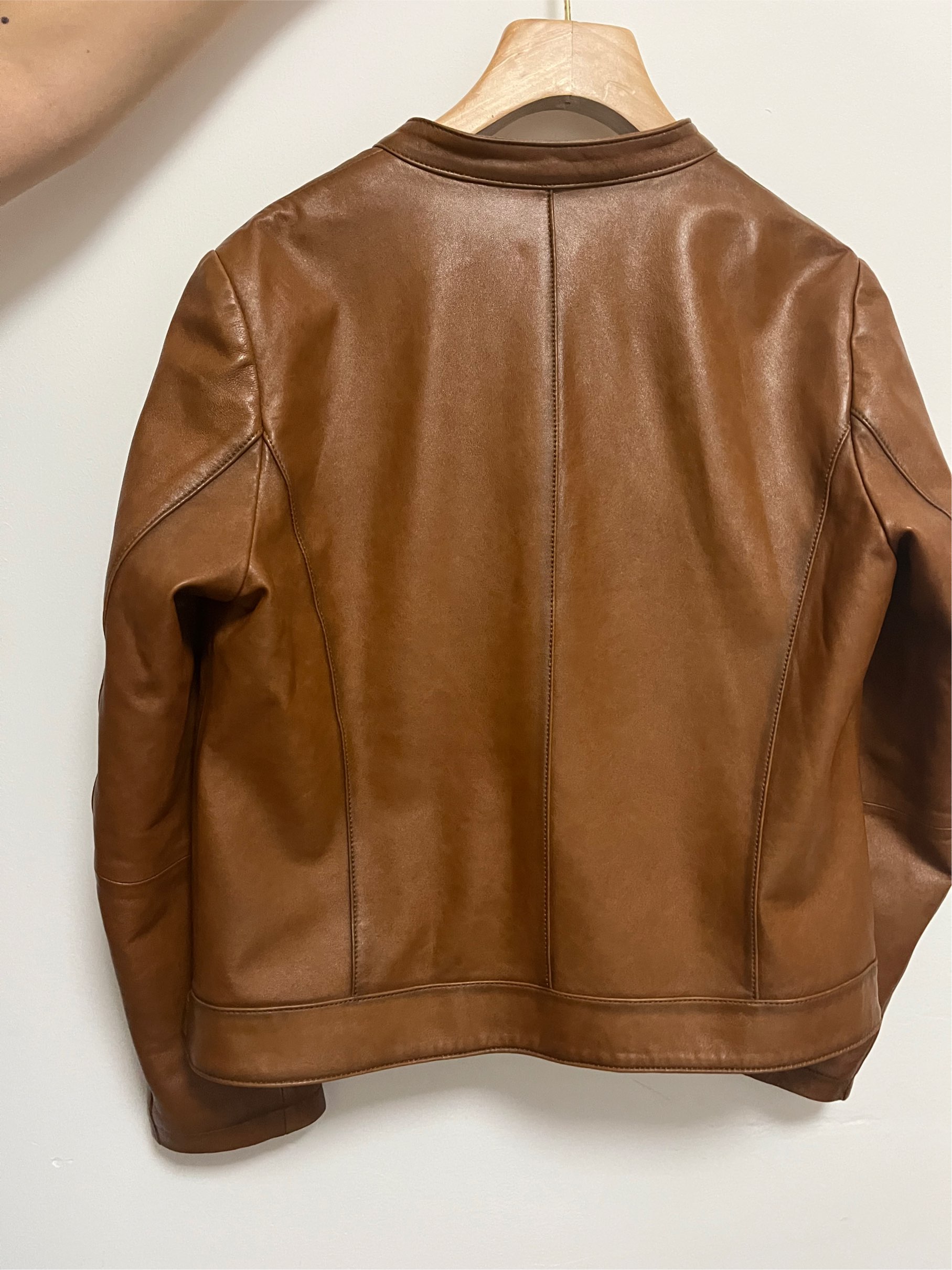Jacket leather leatherjacket real leather sheepskin_4