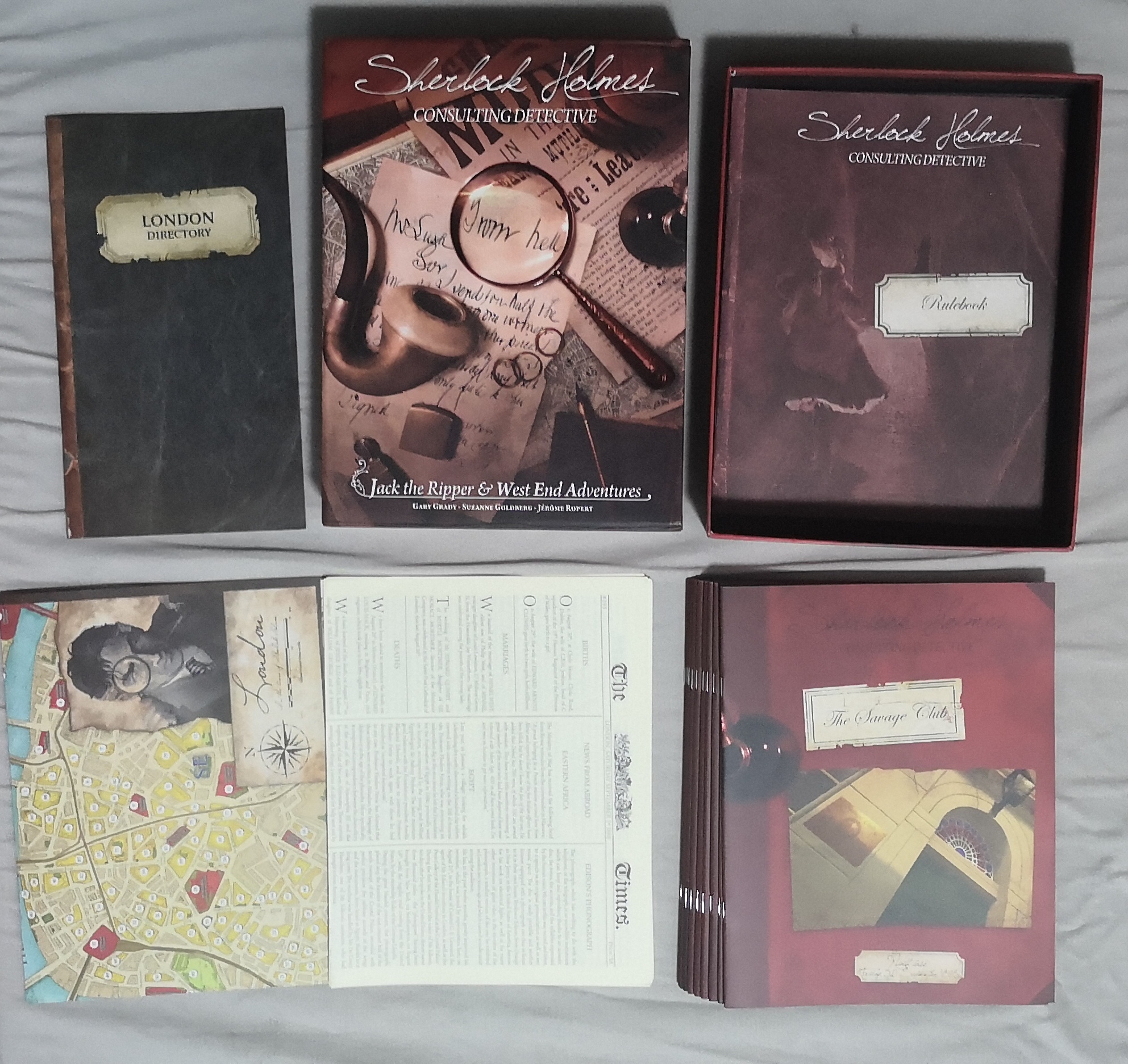 Board game set Sherlock Holmes
