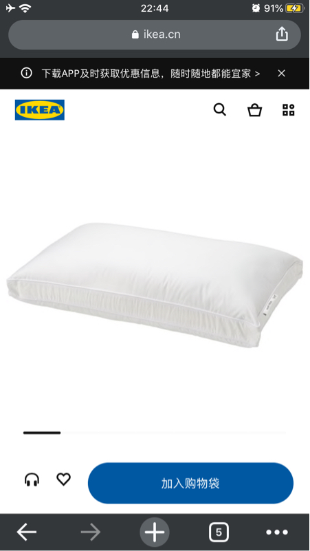 Victor Gearceerd Slechthorend IKEA PRAKTVÄDD pillow 宜家枕头