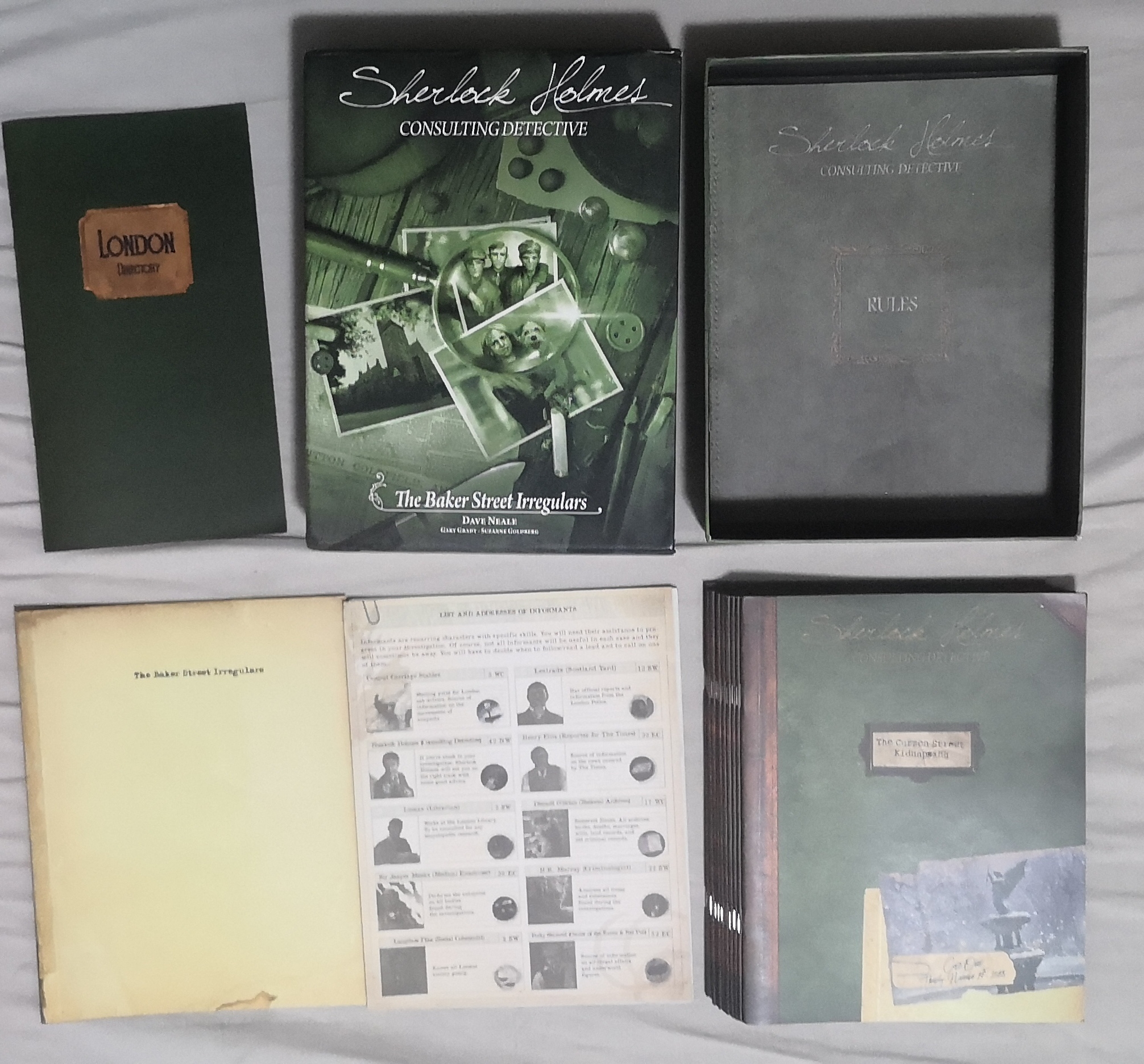 Board game set Sherlock Holmes