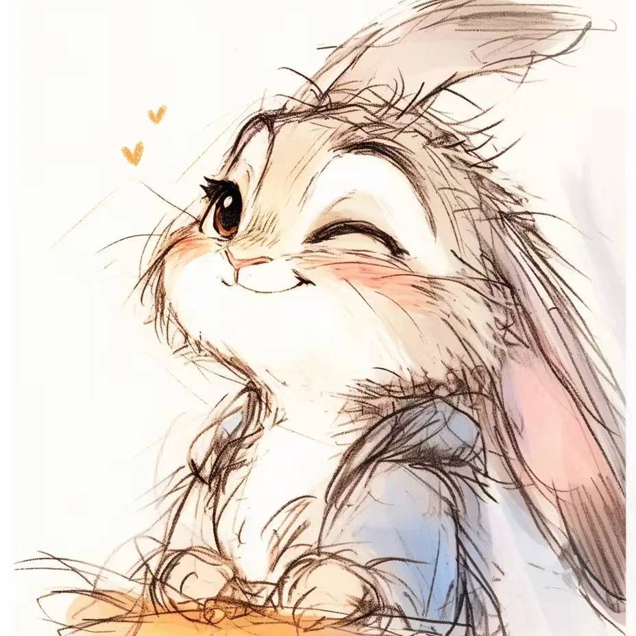 越努力，越幸运！🐰