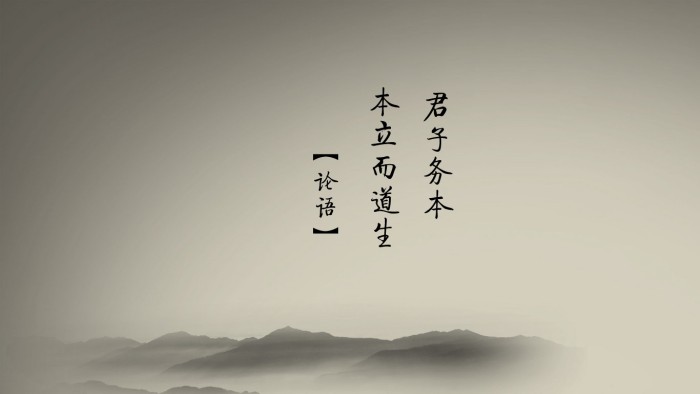 一直很喜欢这句话：君子务本，本立而道生