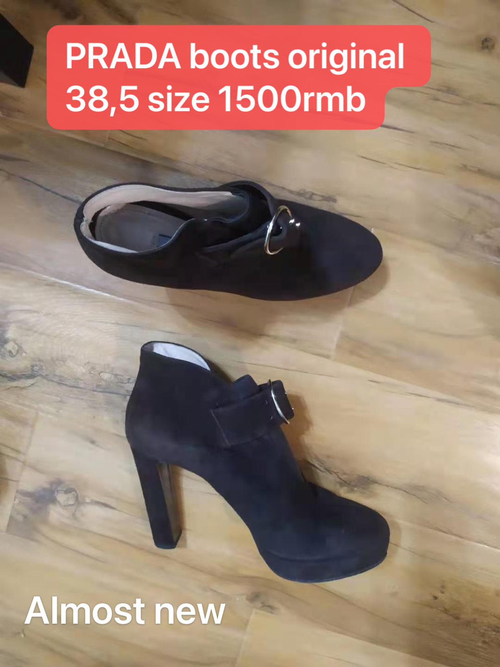 PRADA Boots 38,5 size Original