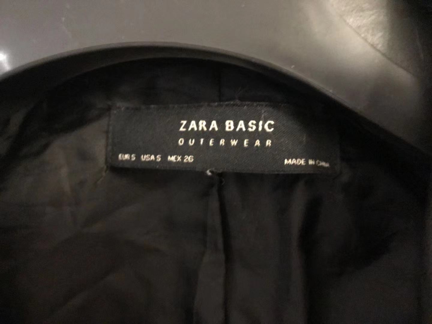 Zara leatherette jacket S size _1