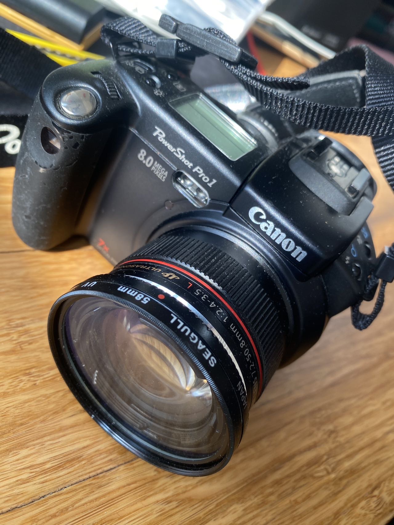 ccd数码相机红圈佳能pro1_1